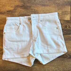 Aeropostale Women's White Jean Shorts